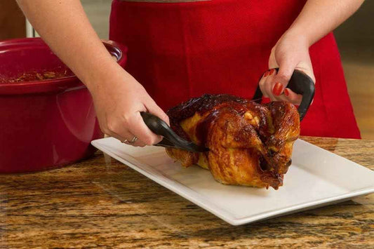 Bear Paws Meat Claws - The Original Meat Shredder Claws for Pulled Pork, USA Made - Easily Lift, Shred, Pull and Serve Pork, Chicken, Brisket and Turkey - Gift for Dad on Father's Day! (Gray)