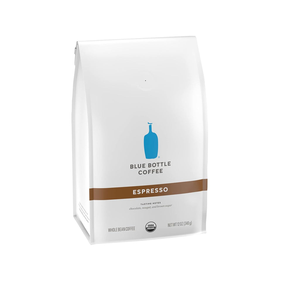 blue bottle organic dark roast whole bean espresso 12 ounce bag coffee