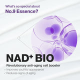 Numbuzin No.9 Essence | 1.69 fl oz NAD+ BIO Lifting Serum for Firming & Wrinkles