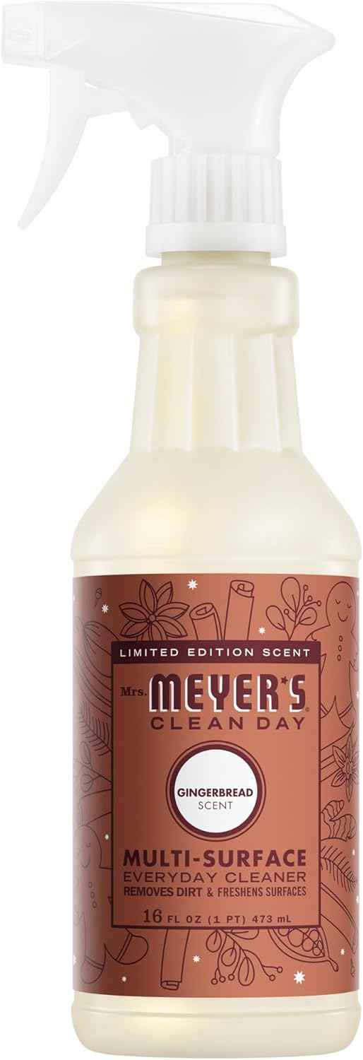 Mrs. Meyer's Gingerbread Multi-Surface Cleaner: Powerful Everyday Cleaning with Natural Ingredients
