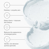 DRMTLGY microdermabrasion facial scrub and face mask for acne scars and blackheads, 2 oz, non-abrasive exfoliator