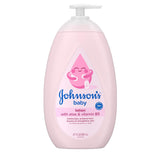 johnsons baby lotion with coconut oil aloe vera vitamin b5 72hr hydration