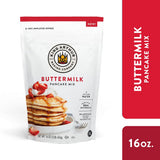 King Arthur Buttermilk Pancake Mix, Non-GMO, Kosher, Just Add Water, 16 Oz, Makes 22 Pancakes