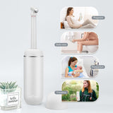 Easy@Home Portable Bidet Kit for Travel: EPB-01 Grey, 380mL Handheld Sprayer for Women & Men