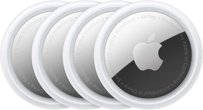 Apple AirTag (1st Generation) - 4 Pack. Keep Track of and find Your Keys, Wallet, Luggage, Backpack, and More. Simple one-tap Set up with iPhone or iPad, Bluetooth
