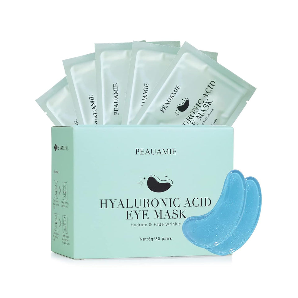 Under Eye Patches with 24K Gold and Hyaluronic Acid for puffy eyes and dark circles skin care