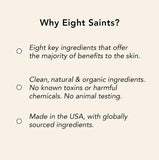 eight saints retinol facial moisturizer cream, firming face neck eye wrinkles lines deep hydrating lotion fragrance-free 2 ounces