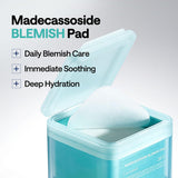 MEDIHEAL Madecassoside Toner Pads for Blemishes and Uneven Skin Tone - Vegan Gauze, 100 Pads