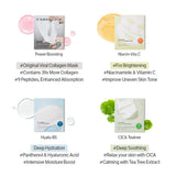sungboon editor deep collagen overnight mask, 37gx4ea, original hydrating collagen face mask, 2,160,000ppb