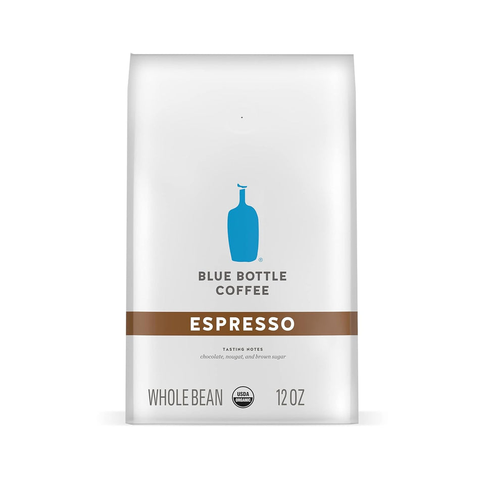 blue bottle organic dark roast whole bean espresso 12 ounce bag coffee