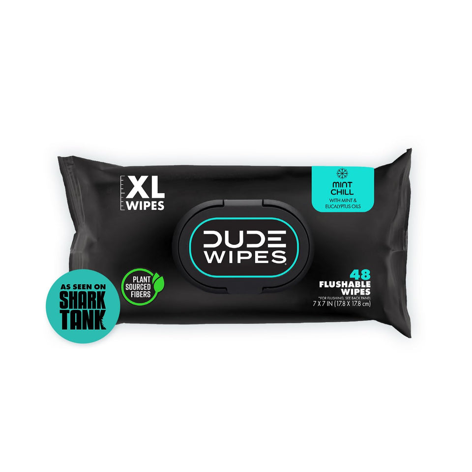 duke unscented extra-large adult wet wipes - 3 pack, 144 flushable wipes, septic and sewer safe