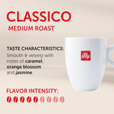 illy Classico Medium Roast 100% Arabica K Cup Coffee Pods for Keurig Machines, 32 Count Pack