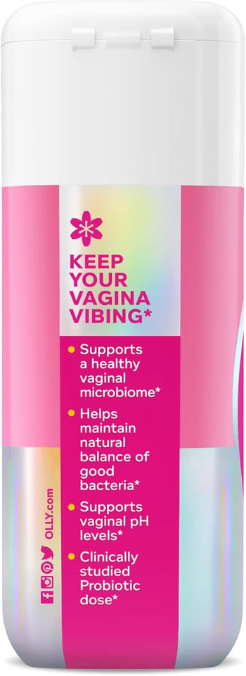 olly happy hoo-ha capsules 10 billion cfu probiotic for women gluten free 25 count
