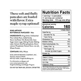 King Arthur Buttermilk Pancake Mix, Non-GMO, Kosher, Just Add Water, 16 Oz, Makes 22 Pancakes