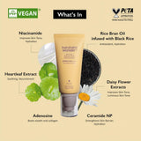 Haruharu Wonder Black Rice Moisturizing Daily Sunscreen, 1.69fl.oz, Velvet Finish, No White Cast, Vegan, Clean Beauty
