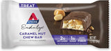 atkins endulge caramel nut chew bar low sugar snack dessert bar 10 count
