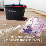 O-Cedar PACS Hard Floor Cleaner, Lavender Scent 10 Count (1-Pack) | Made with Naturally-Derived Ingredients | Safe to Use on All Hard Floors | Perfect for Mop Buckets