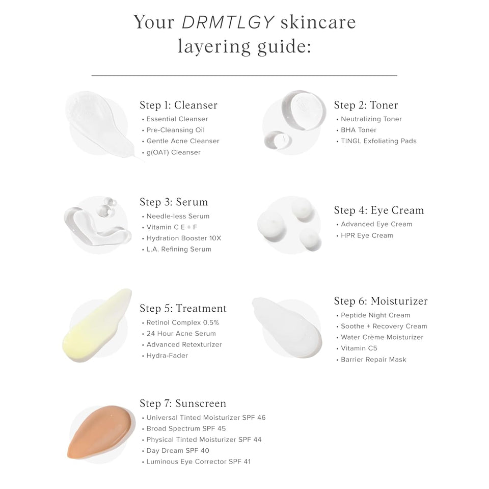 DRMTLGY microdermabrasion facial scrub and face mask for acne scars and blackheads, 2 oz, non-abrasive exfoliator