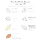 DRMTLGY microdermabrasion facial scrub and face mask for acne scars and blackheads, 2 oz, non-abrasive exfoliator