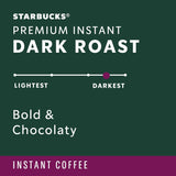 starbucks premium instant dark roast arabisca coffee three 3.17 oz tins