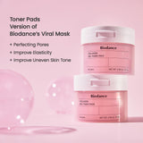 Biodance collagen gel toner pads for sensitive skin, pore minimizer with collagen water and low molecular collagen