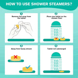 Shower Steamers Aromatherapy - 18 Pack Natural Essential Oils Relaxation Gift for Women, Men, Self Care Home Spa