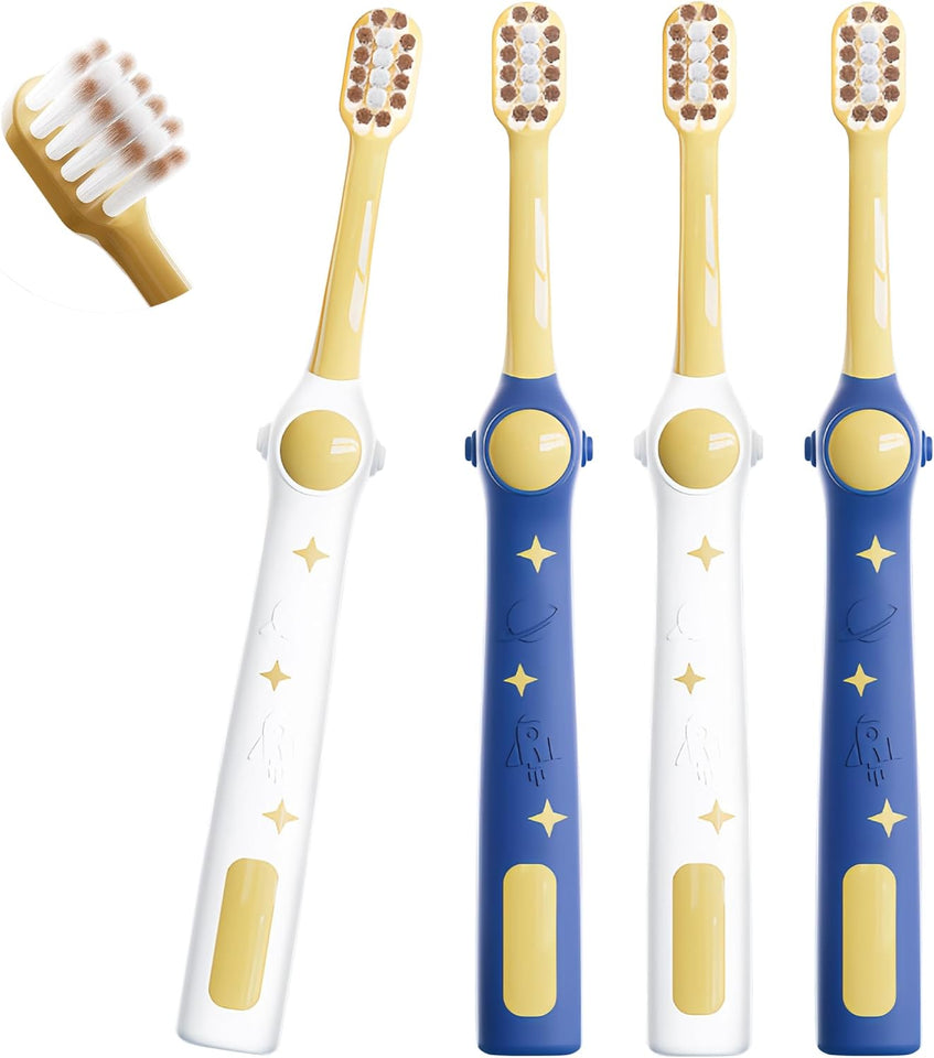 Easicuti baby tongue cleaner 42pcs disposable toothbrush for 0-36 months with free finger toothbrush