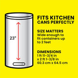 Glad ForceFlex Tall Kitchen Trash Bags, 13 Gallon, Gain Fresh Clean, 40 Count (Package May Vary) - Rayz Mart
