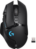 Logitech G502 Hero High Performance Wired Gaming Mouse with Hero 25K Sensor, RGB, Adjustable Weights, 11 Programmable Buttons - Black