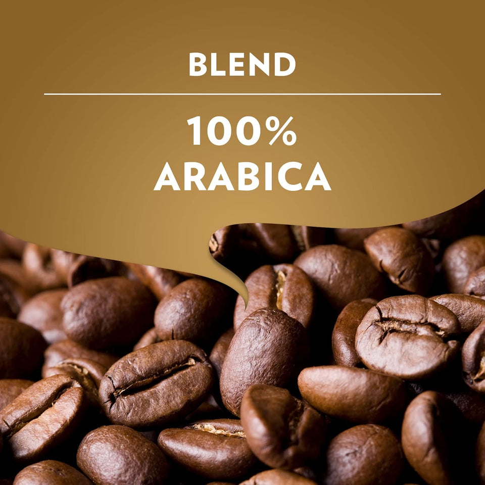 Lavazza Qualità Oro whole bean blend, medium roast, 2.2 pounds, 100% Arabica, Central America & African highland origins, fruity and aromatic