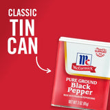 McCormick pure ground black pepper 3 oz non GMO hand-harvested pantry staple