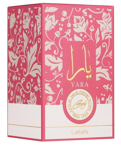 Lattafa Yara Candy Perfume for Women | Sweet Fruity Vanilla Scent
