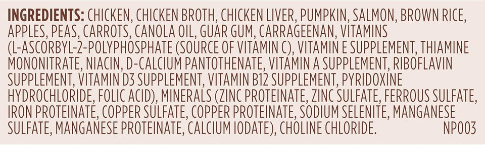 rachael ray nutrish gentle digestion premium paté wet dog food real chicken pumpkin & salmon recipe 12 count