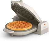 bella Flip-n-Store Waffle Maker, EverGood™ Ceramic Nonstick Coating, Fits-anywhere™ Kitchenware, Power Indicator Light & Touch Handle, 7” Wide & 1" Deep Plates, 1000 Watt, Plum