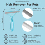 Versatile Pet Hair Remover for Carpets Sofas Clothing Keychain Friendly