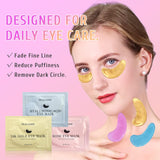 Under Eye Patches with 24K Gold and Hyaluronic Acid for puffy eyes and dark circles skin care