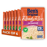bens original jasmine rice 8.5 oz pouches pack of 6 easy dinner side