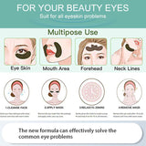 30 pairs crystal collagen hydrating moisturizing smoothing lips gel pads for under eye care, anti-aging and lip rejuvenation