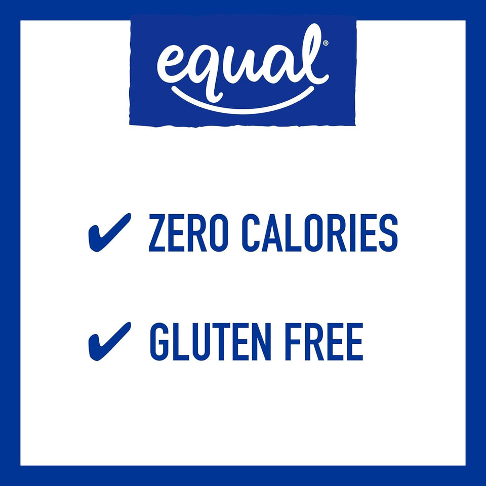 equal 800-count sweetener packets aspartame acesulfame-k sugar alternative zero calorie erythritol free