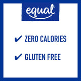 equal 800-count sweetener packets aspartame acesulfame-k sugar alternative zero calorie erythritol free