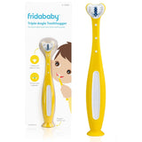 Frida Baby triple-angle toothhugger training toddler toothbrush blue 2 years and up for kids