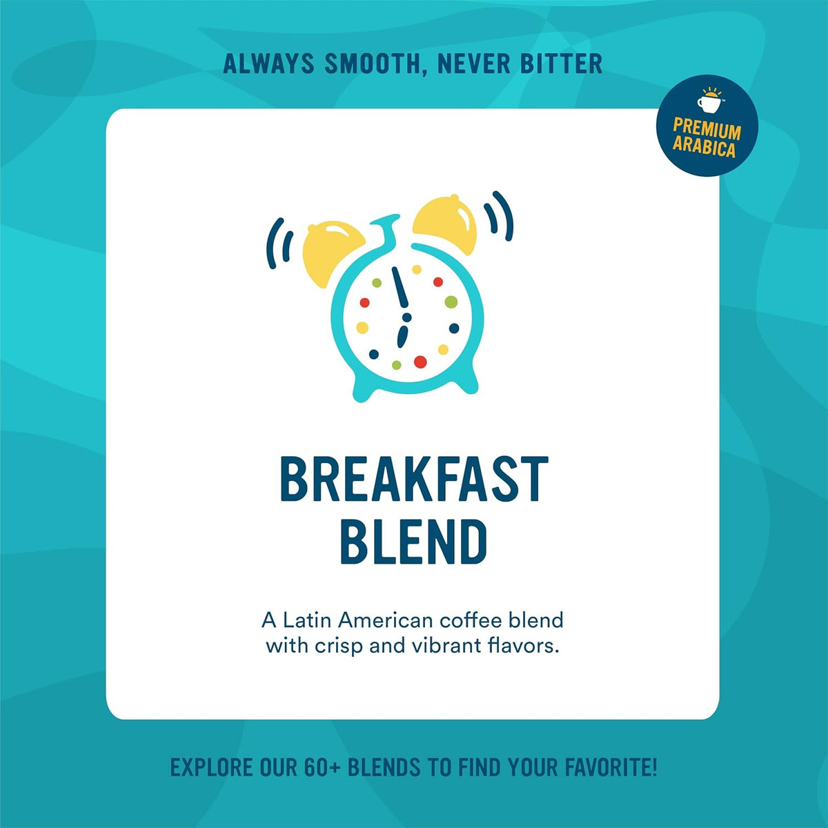 cameron's breakfast blend, 32-ounce, uniquely handcrafted coffee, sustainable, small-batch roasted