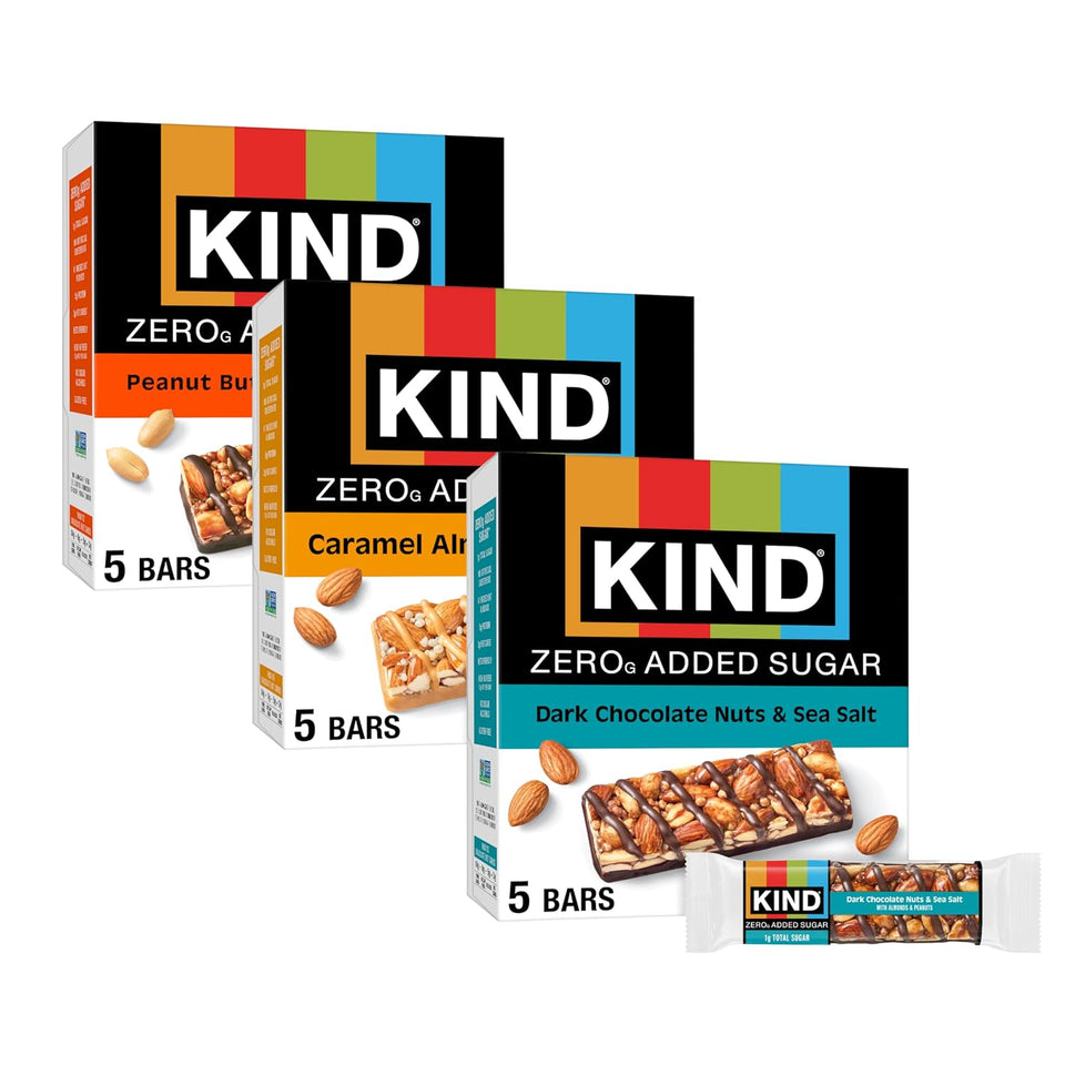 kind zero added sugar dark chocolate nut bars variety pack keto friendly gluten free