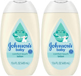johnsons baby comfort touch newborn baby face body lotion, 13.6 fl oz, hypoallergenic, paraben-free, new baby essentials