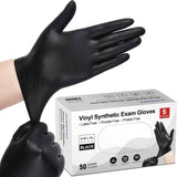 Schneider Vinyl Synthetic Exam Gloves, 4 Mil, Latex Free Disposable Gloves for Medical, Cooking, Cleaning, and Food Prep