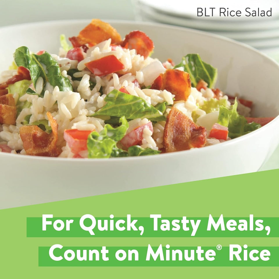 Minute Minute White Rice, 72-Ounce Box, Instant White Rice for Quick Dinner Meals, Gluten-Free, Non-GMO