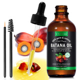 Batana Oil - 100% Pure & Natural from Honduras for Hair Growth, Eliminates Split Ends, Enhances Radiance & Nourishment for All Hair Types, 2.02 fl oz