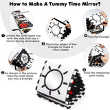 URMYWO Black and White Baby Toy, Tummy Time High Contrast Newborn Toys 0-3 Months, Soft Baby Book, Visual Stimulation Montessori Sensory Infant Toys 0-6-12 Months, Boy Girl Shower Gift