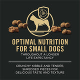 Purina Pro Plan small breed dog food with probiotics, shredded chicken and rice formula, 6 lb bag for small dogs