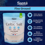 sante naturelle celtic salt 1.1lb french mineral sea salt organic rich in 82+ minerals hand harvested sal celtica